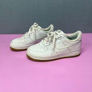 Nike Air Force 1 Low White Gum Sole Mens Shoes DJ2739-100 Size 7